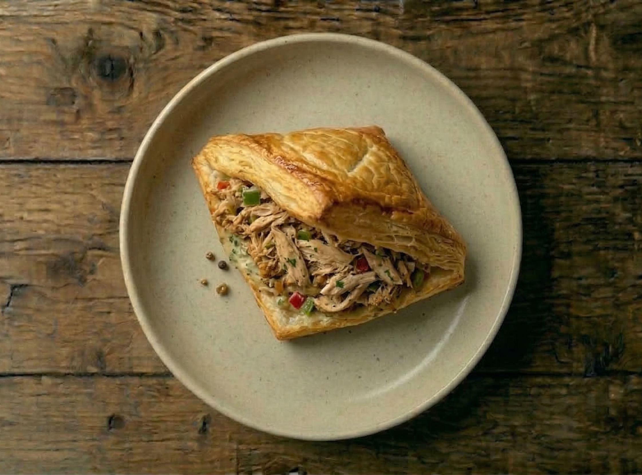 Слойка с курицей
